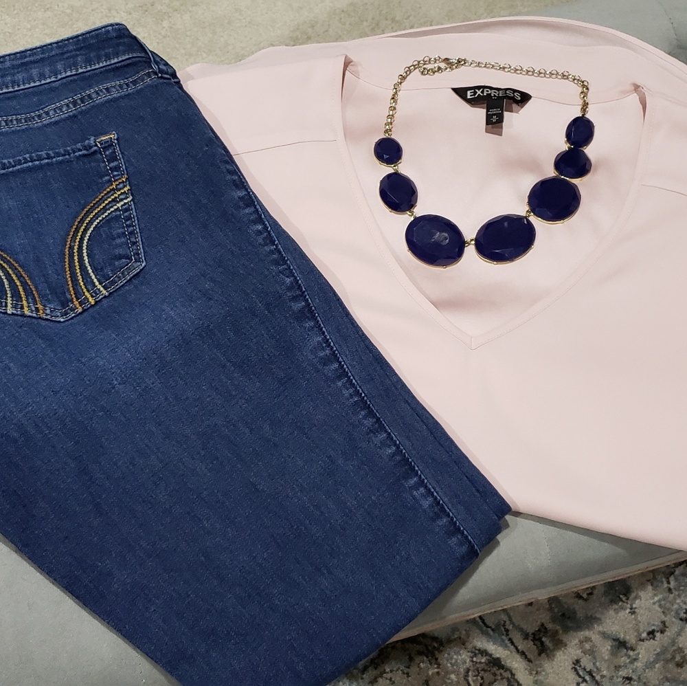 Express V-neck Blouse